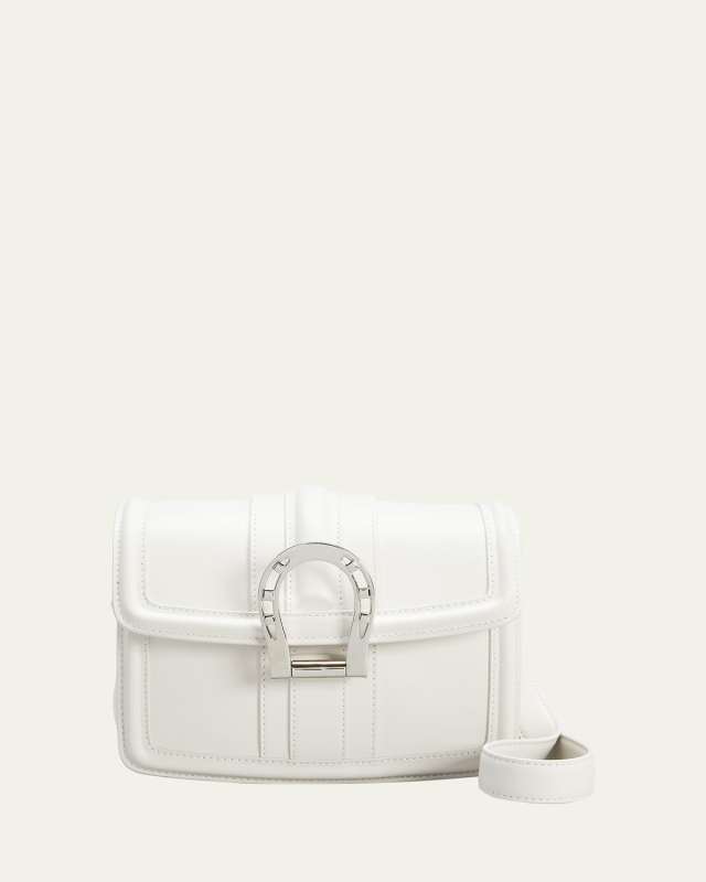 Lucky Buckle Lambskin Shoulder Bag